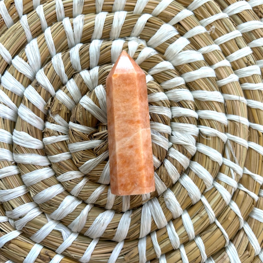 Orange Calcite Point - Picture 2 of 4